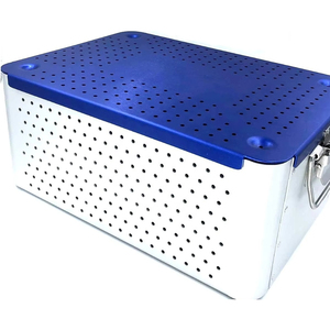 Caja de Esterilización de Aluminio Premium de Azicon - Anodizada |   Caja de Instrumentos Quirúrgicos Resistente con Tapetes de Silicona para Autoclave - Product Image 3