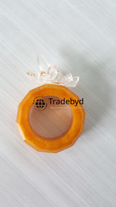 Anneaux de serviette de table de mariage en résine de luxe, classiques, durables, écologiques, ronds de 2,5 cm, faits à la main, décoratifs, pour table à manger, par Tradebyd - Product Image 6