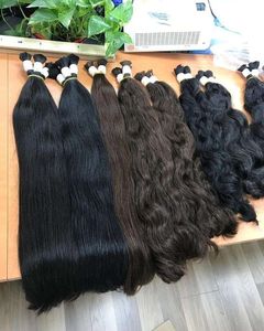 Extensiones de cabello humano vietnamita a granel 100% Cutícula alineada cortada de un solo donante Proveedor mayorista Envío rápido - Product Image 5