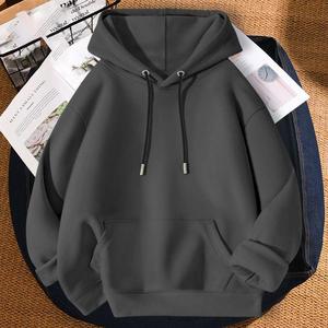 Pull à capuche décontracté pour homme, le plus vendu, en polaire, séchage rapide, respirant, couleur unie, tricoté, pour l'hiver - Product Image 3