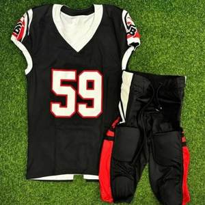 Uniformes de football personnalisés en twill, style vêtements de football américain pour les écoles et les clubs, uniformes de football américain en gros - Product Image 1