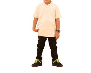 Polo de Verano para Niños, 100% Algodón Peinado, Piqué 220gsm, Logotipo Bordado Personalizado, Diseño Liso, Manga Corta - Product Image 3