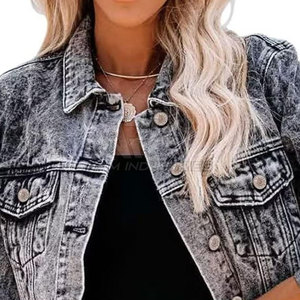 2026 New Arrival Women Jeans <b>Jackets</b> Lightweight Women Jeans <b>Jackets</b> <b>Cheap</b> Price Women Jeans <b>Jackets</b> - Product Image 6