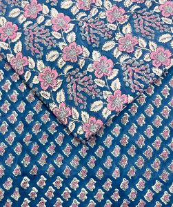 <b>Eco</b>-<b>Friendly</b> Woven Block Print Cotton <b>Fabric</b> for Dresses & Bags Jaipur Handmade Bulk Wholesale Supplier Factory Direct - Product Image 4