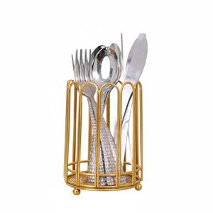 Porta Cubiertos de Acero Inoxidable de Gran Calidad, Escurridor de Cubiertos de Metal con Acabado Moderno, Accesorios de Cocina - Product Image 4