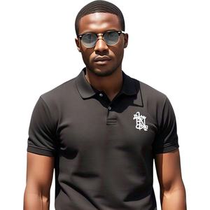 T-shirt polo décontracté pour hommes Tissus en coton super doux Chemises à manches courtes Chemises polo originales pour hommes grande taille pour hommes - Product Image 1