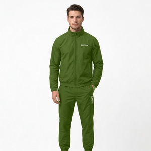Men Windbreaker Set Digital Sublimation Print Polyester Sportswear Jacket Pants Custom Apparel Supplier - Product Image 2