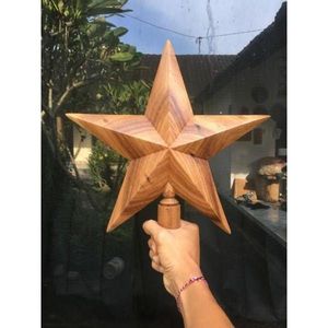 Decorative Wooden <b>Star</b> Centerpiece For Tabletop Display In Restaurants Homes And Special Occasion Celebrations - Product Image 6