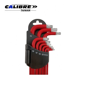 Jeu de clés Torx magnétiques extra longues T10-T50 de 9 pièces TAIWAN CALIBRE avec revêtement antidérapant - Product Image 3