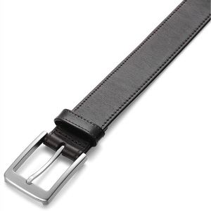 Cinturón de Cuero Vacuno Casual para Hombre 2026 con Hebilla de Pin, Logotipo Personalizado, Color Personalizado, Precio al por Mayor, Pakistán - Product Image 5