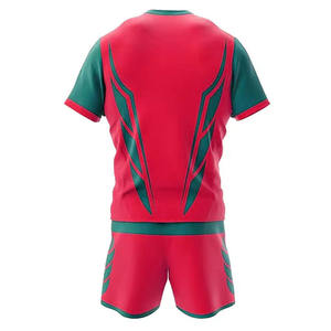 Conjunto de Uniforme de Rugby de Alta Calidad, Transpirable, Talla Grande, Manga Corta, Nuevo Diseño de Última Moda - Product Image 6