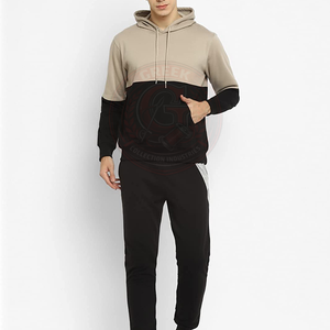 Sweat-shirt à capuche oversize pour homme en molleton de coton épais, coupe décontractée à épaules tombantes, idéal pour le streetwear quotidien - Product Image 1