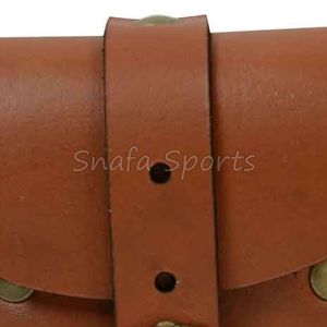 Sac banane vintage en cuir véritable de haute qualité avec fermeture éclair, étanche, pour homme, en forme de boîte, couleur unie - Product Image 6