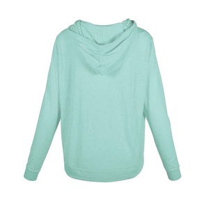 Comfortable Best Quality Casual Knitted Women's Printed Hoodies 100% Cotton Winter Wear Stylish Hooded Breathable Eco-Friendly - Product Image 2