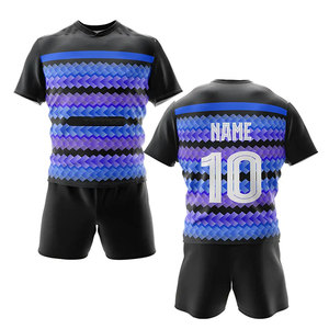 Uniformes de rugby pour hommes de haute qualité, prix de gros super avantageux, fabriqués en 100 % polyester, confortables. - Product Image 6