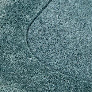 Alfombra Moderna de Color Azul Sólido, Alfombra de Lana Viscosa Suave y Afelpada, Alfombra Rectangular para Sala de Estar, Dormitorio, Guardería, Decoración de Lujo para el Hogar - Product Image 2