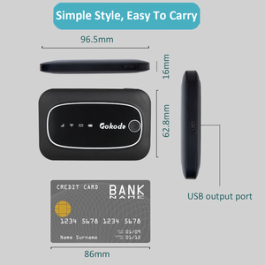 GOKODO-módem Universal 4g M7-20, dispositivo de punto de acceso inalámbrico portátil, Mini Mifis, 4G, Lte, de bolsillo, <span class=keywords><strong>Wifi</strong></span>, con desbloqueo, ranura para tarjeta SIM - Product Image 4