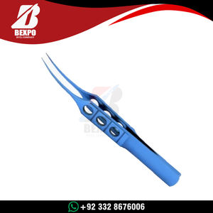 Pinzas de Titanio para Microcirugía Oftálmica, Instrumento Quirúrgico de Precisión para Manejo de Suturas, Herramienta de Microcirugía Reutilizable de Acero Inoxidable - Product Image 2