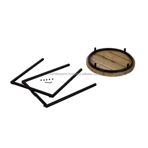 Industrial Style Metal Coffee <b>Table</b> Modern Loft Furniture <b>Rustic</b> Vintage Living Room Decor Indoor Use - Product Image 4