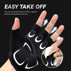 Unisex Half-Finger Weight Lifting Gloves With Palm Guard Breathable Mesh Non-Slip Gym Fitness Workout Gloves - Product Image 5