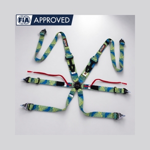 TBRACING 6 Point Racing <b>Harness</b> FIA 8853 2016 Ultra Thin Polyester Seat <b>Belt</b> Custom Logo OEM ODM SPORT PLUS 4 Model - Product Image 1