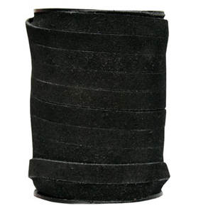 Cuerda de Cuero de Gamuza Auténtica Plana de 10mm y 5mm al por Mayor para Decoración del Hogar, para DIY, Collares, Pulseras, Accesorios y Componentes de Joyería - Product Image 1