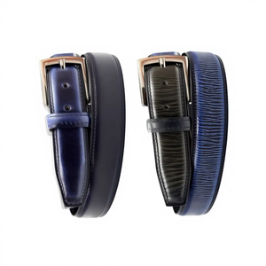 Cinturones de Cuero Hechos a Mano con Cuentas y Grabados, con Hebilla de Cobre, Estilo Casual, Todas las Tallas - Product Image 1