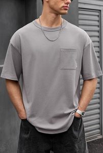 T-shirt Homme Oversize 100% Coton Grammage Lourd 220g, Coupe Boxy, Impression Personnalisée sur Épaule, Style Hip Hop, Grande Taille, Vierge - Product Image 4