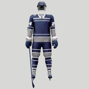 Uniforme de hockey sur glace sur mesure de qualité supérieure à prix raisonnable, fabriqué en tissu 100% polyester - Product Image 4