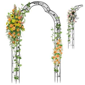 Arco da Giardino con Traliccio per Piante Rampicanti e Rose, 1 Pezzo, Recinzione e Cancello - Product Image 4