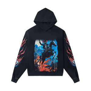 For Unisex Hooded Sweatshirt Sublimation Print Streetwear Regular Fit Regular Sleeve Knitted <b>Fabric</b> 100% Cotton <b>Retro</b> - Product Image 2