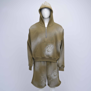 Best Sale Winter Loose Unisex Short Set 100% Polyester Anti-static Quick Dry Breathable Plus Size Mesh Shorts & T-Shirt - Product Image 1