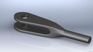 Embout de tige à fourche en acier inoxydable sur mesure, conception à filetage externe, équipement mécanique, services de fonderie industrielle YOGI - Product Image 6