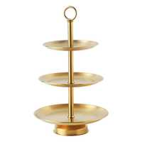 Ensemble de supports à gâteaux et à cupcakes en acier inoxydable, faits à la main, écologiques, compatibles micro-ondes, multi-tailles pour mariages/anniversaires