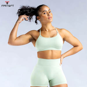 Sujetador Deportivo Clásico Americano de Talla Grande, Ligero y Transpirable, con Soporte Alto, Logotipo Frontal y Almohadillas Extraíbles para Fitness Femenino - Product Image 4