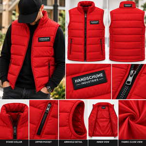 Chaleco Acolchado de Plumón para Hombre, Diseño Nuevo 2026, Casual, con Cierre Completo, para Invierno - Product Image 5