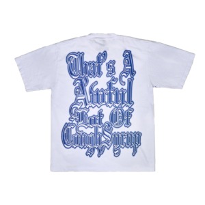 T-shirt en coton jersey épais pour homme, coupe ample et oversize, avec motif graphique personnalisé et impression floquée, col épais, coupe droite et haute - Product Image 4