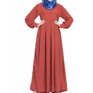 Abaya élégante et stylée pour femmes, en tissu soyeux respirant, à manches longues, robe musulmane légère, burqa, borka, designs personnalisés - Product Image 6