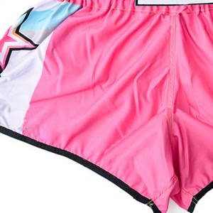 Shorts de Muay Thai par sublimation – Tenue d'entraînement de kickboxing haut de gamme, séchage rapide, respirant, extensible, léger, pour fitness et entraînement sportif - Product Image 3