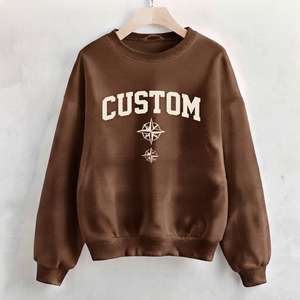 Sweat-shirt unisexe à col rond, coupe droite, épaules tombantes, 100 % coton, avec logo brodé personnalisé, vente en gros, collection printemps 100 - Product Image 6