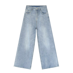 GREEN SWIFT INDUSTRIES Venta al por mayor Jeans de mezclilla rasgados holgados de cintura media, resistentes al agua, con logotipo personalizado para hombre, tallas grandes - Product Image 5