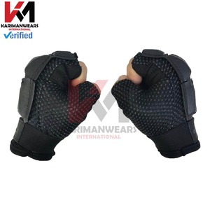 Guantes de paintball con protección de nudillos resistentes a los golpes, correa de muñeca ajustable, parte trasera de malla transpirable para exteriores - Product Image 3