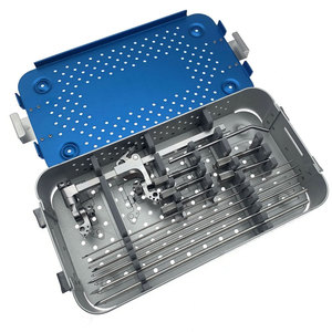 Ensemble d'extracteurs lombaires Clear Line LX en acier inoxydable, instruments chirurgicaux orthopédiques, classe II, certifié CE, manuel - Product Image 1