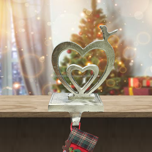 Soporte para Calcetines de Hierro/Aluminio de Diseño Más Reciente, Acabado en Níquel, para Decoración Navideña y del Hogar, Hecho a Mano - Product Image 6