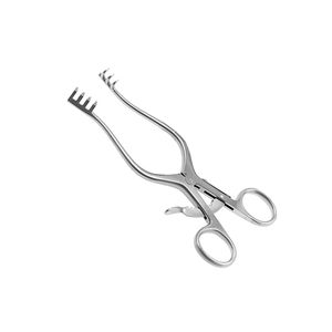 Retractor Quirúrgico Rntne para Hospital, 3 x 4 Dientes, Acero Inoxidable Alemán Afilado, Instrumento Médico Manual, Herramienta de Precisión - Product Image 2