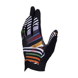 Guantes de Ciclismo de Invierno para Dedos Completos, Hechos de Tela Elástica de Poliéster con Estampado, Tela de Rizo, Cuero Sintético - Product Image 2