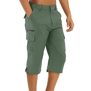 Pantalones Cortos Cargo para Hombre, Fáciles de Usar, Transpirables, Antibacterianos, Resistentes al Agua, Tejido Elástico de Alta Elasticidad, Cierre con Cordón - Product Image 3