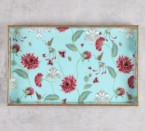 Modern Style Wooden Enamel Serving Tray Restaurant Hotel Dining Service Star Crafts India Home Catering Use Dishwasher <b>Microwave</b> - Product Image 2