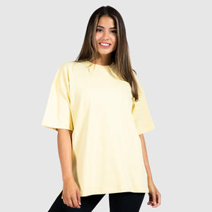 Camiseta Oversize de Algodón 100% de Manga Corta con Gráfico Personalizado, Logotipo Impreso, Sublimación, Bordado, Apliques, de Alto Gramaje, Lisa y de Estilo Urbano - Product Image 1