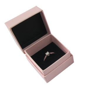 Mini caja de reloj con bisagras y logotipo personalizado, cartón reciclado con lámina dorada, embalaje rígido para regalos de joyería - Product Image 1